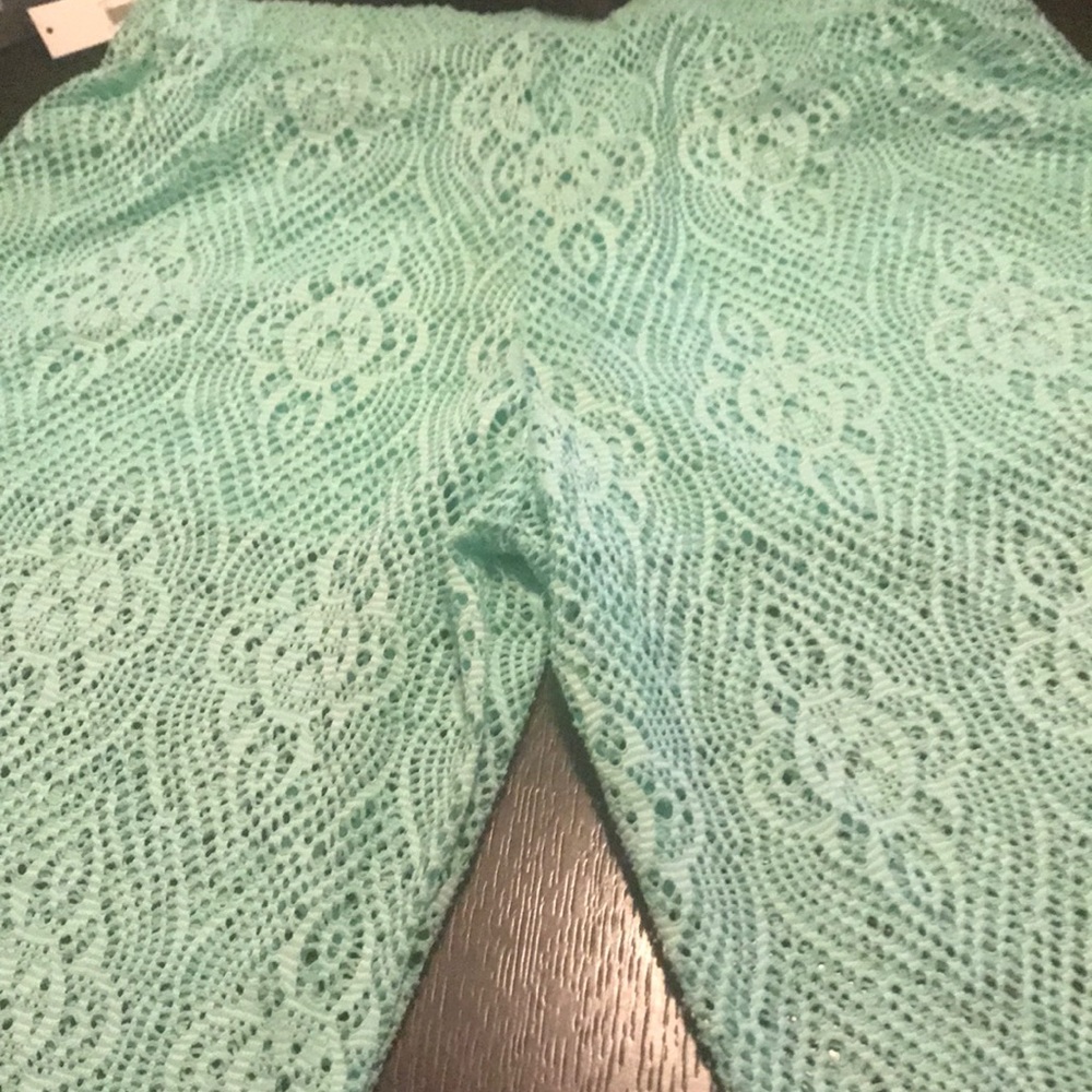 Lined lace pants NWT